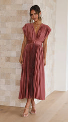 Gina Maxi Dress - Chocolate