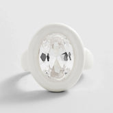 Joy Pop Cubic Zirconia Ring - Clear/White