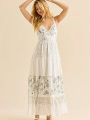 Adalynne Sleeveless Floral Maxi Dress
