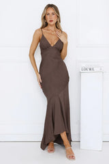 Live Action Maxi Dress Brown
