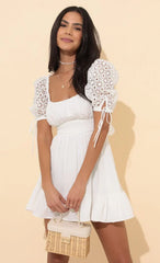 Baby Doll Dress in White