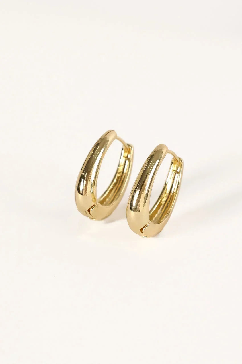 Farrow Loop Earrings - Gold