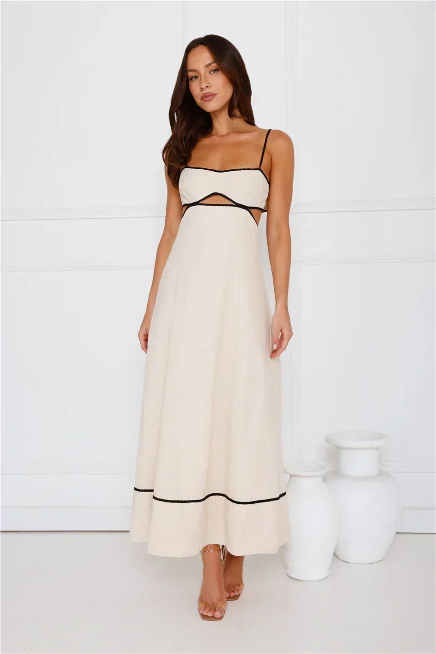 Island Dreamer Maxi Dress Cream